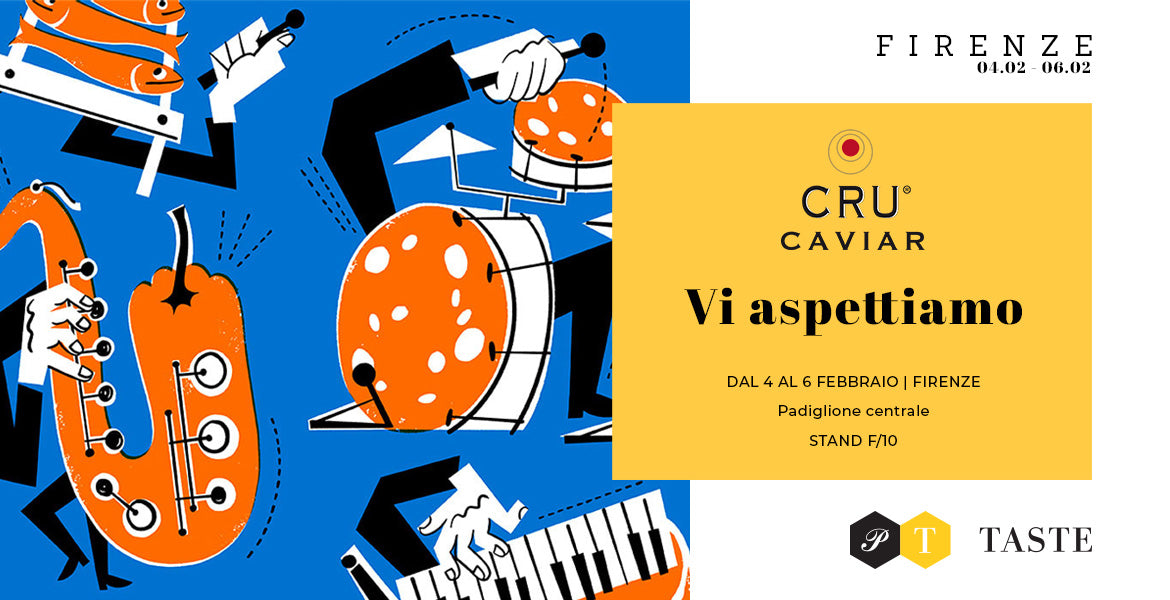 Cru Caviar al Pitti Taste di Firenze