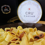 Pasta, butter with anchovies and Cantabrian anchovies