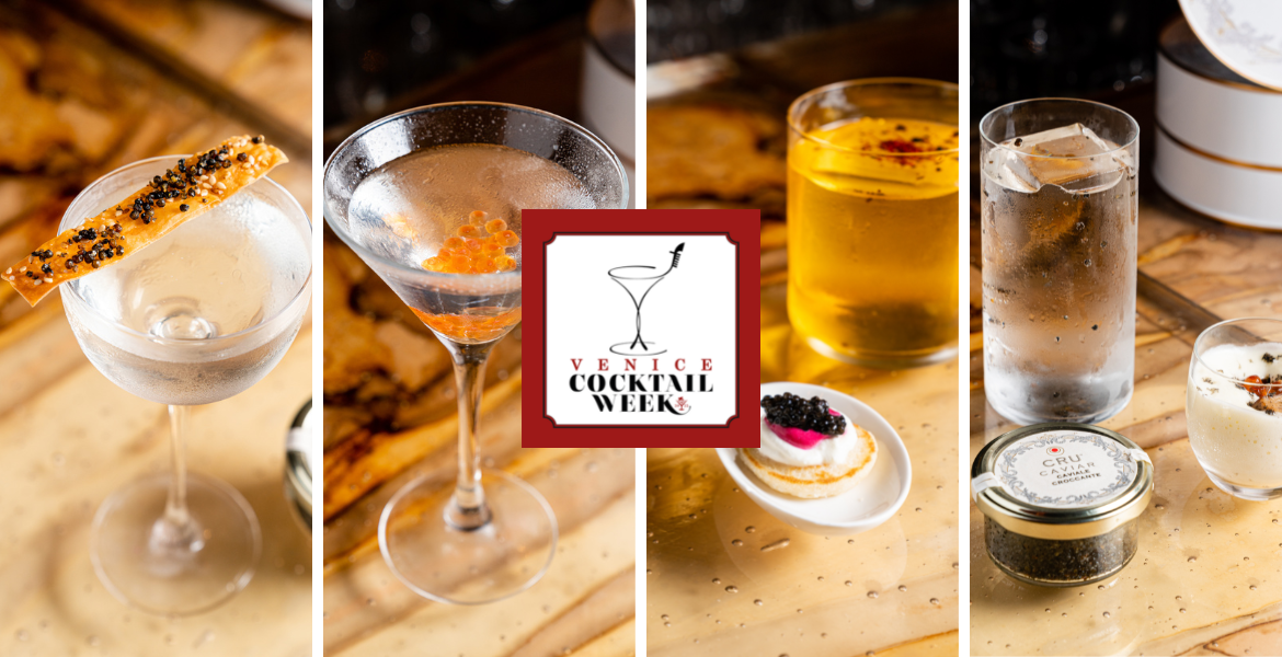 Cru Caviar alla Venice Cocktail Week 2022